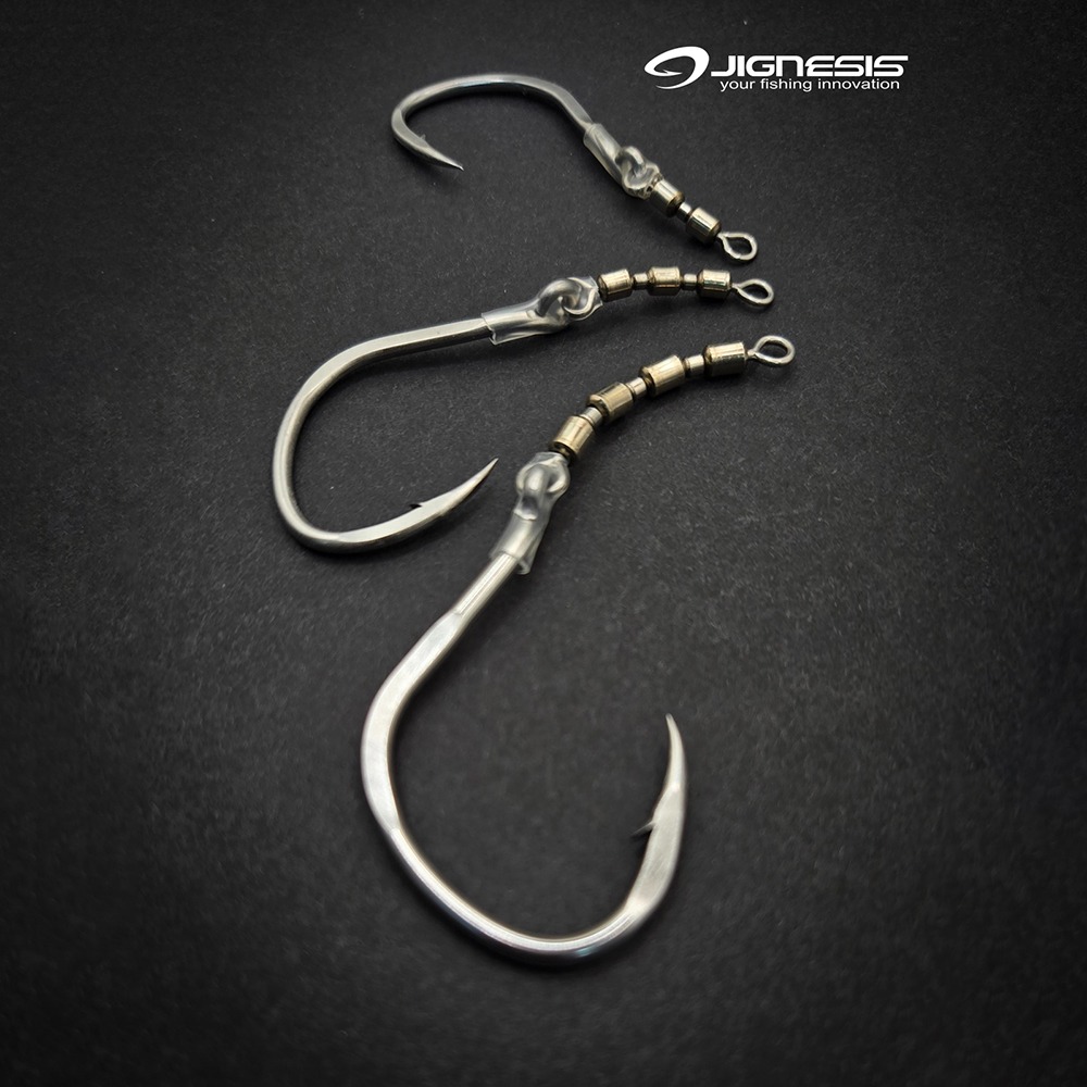 中壢鴻海釣具【JIGNESIS】XSJS CrushTeeth 鋼牙碎鐵板綁鉤 鋼絲防咬線-細節圖2