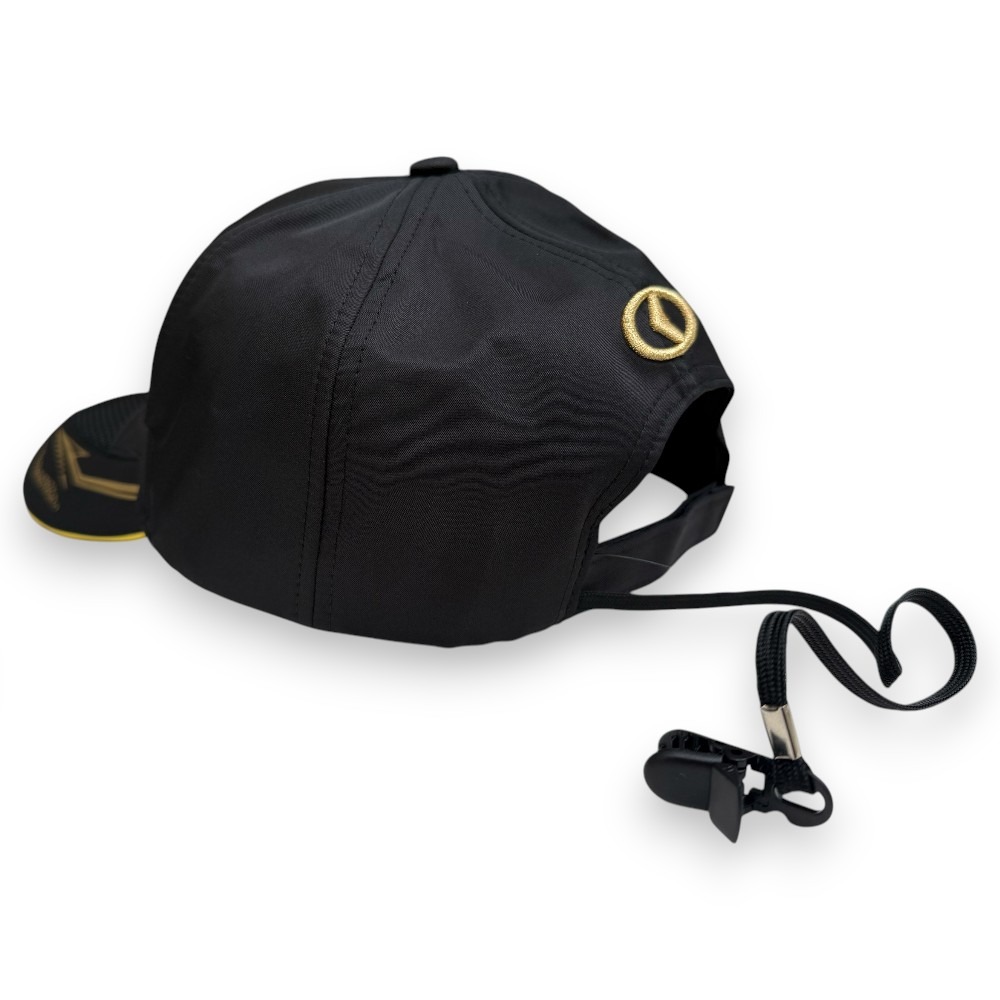中壢鴻海釣具【KONA】870504 黑色釣魚帽 戶外帽 鴨舌帽 質感黑金運動帽-細節圖6