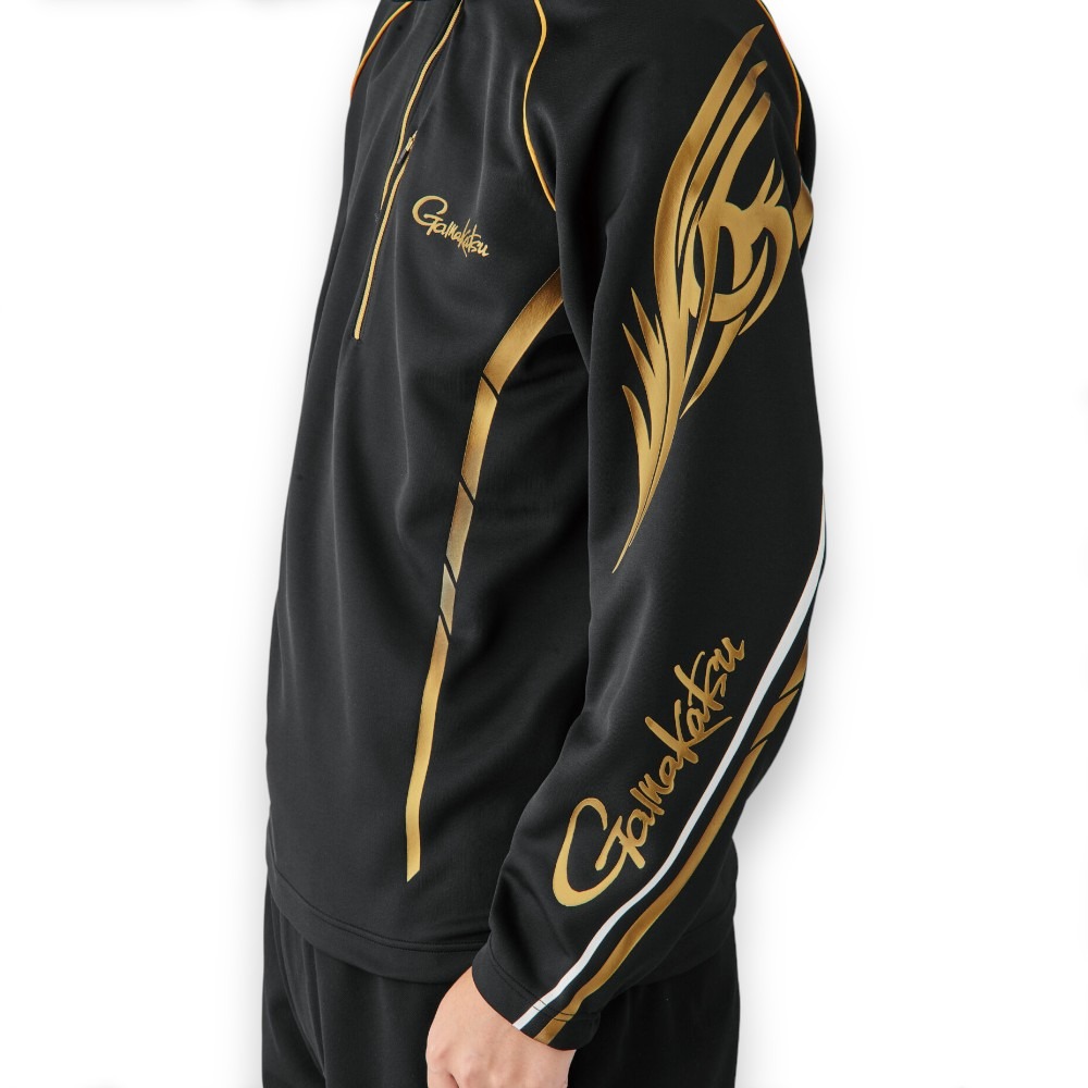 中壢鴻海釣具【gamakatsu】 GM-3766 2WAY 保暖半拉鍊長袖釣魚衫 (24年秋冬款)-細節圖6