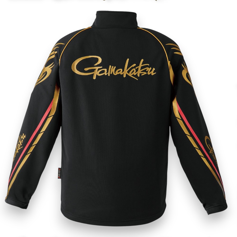 中壢鴻海釣具【gamakatsu】 GM-3766 2WAY 保暖半拉鍊長袖釣魚衫 (24年秋冬款)-細節圖9