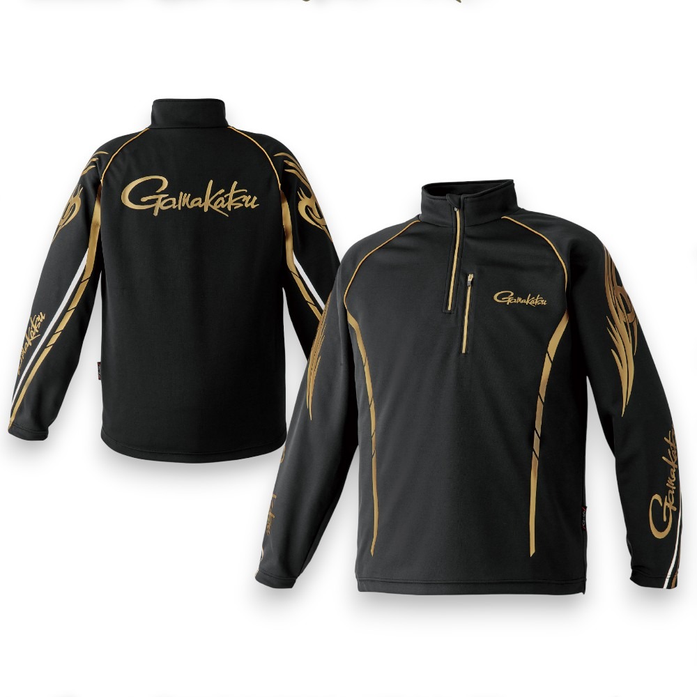 中壢鴻海釣具【gamakatsu】 GM-3766 2WAY 保暖半拉鍊長袖釣魚衫 (24年秋冬款)-規格圖11