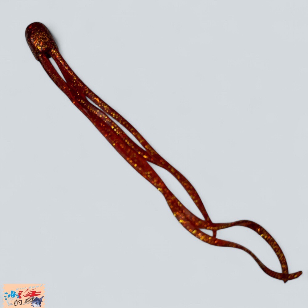 中壢鴻海釣具【TANAJIG】 日本 あいや〜タコカーリー 游動丸章魚假餌-細節圖4