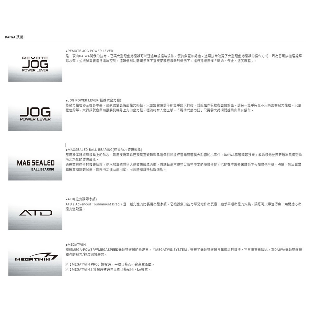 中壢鴻海釣具【DAIWA】 SEABORG G800MJ 電動捲線器(24年款)-細節圖7