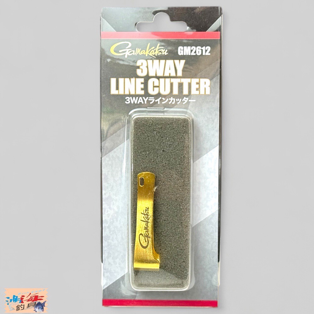 中壢鴻海釣具【gamakatsu】GM-2612 3WAY 不鏽鋼多功能子線剪(24年款) 撥鉛子線剪-細節圖2