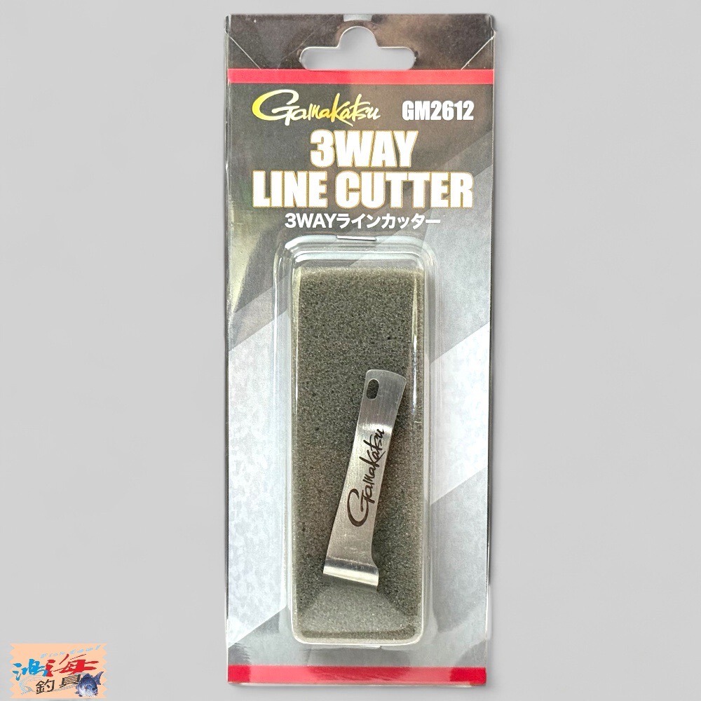 中壢鴻海釣具【gamakatsu】GM-2612 3WAY 不鏽鋼多功能子線剪(24年款) 撥鉛子線剪-細節圖3