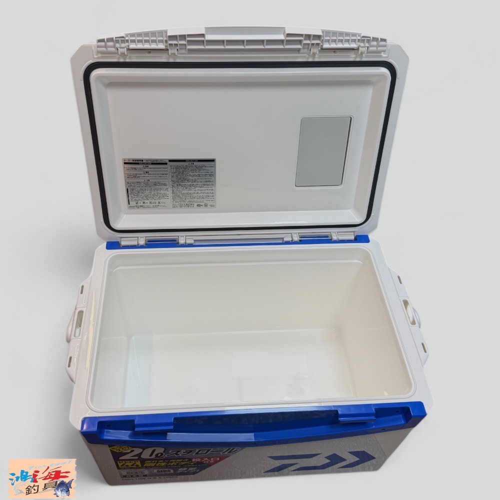 中壢鴻海釣具【DAIWA】 COOL LINE ALPHA 3 S2000X 藍白色冰箱-有投入孔-細節圖4