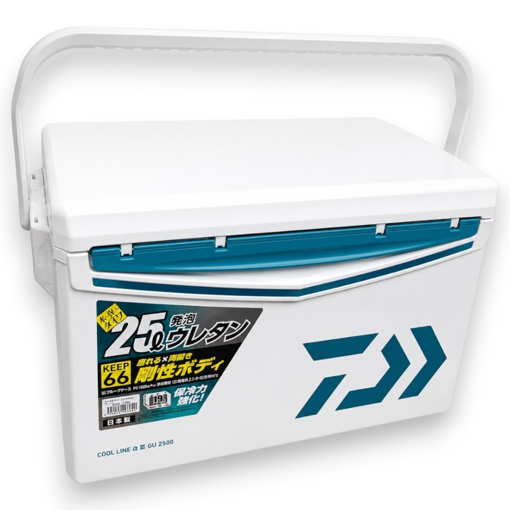 中壢紅海釣具【DAIWA】 COOL LINE ALPHA 3 GU2500 保冷冰箱 日本製  釣魚冰箱 船釣冰箱-細節圖4