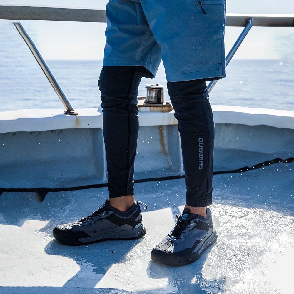中壢鴻海釣具【SHIMANO】 IN-042X 黑色防潑水內搭褲(24年春夏款)-細節圖3
