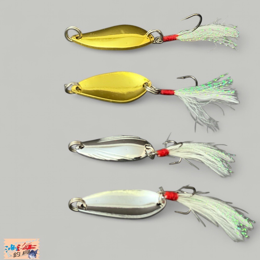中壢鴻海釣具 spoon 2.5~3.5cm/3~5g 路亞湯匙套組(12支入)-細節圖2