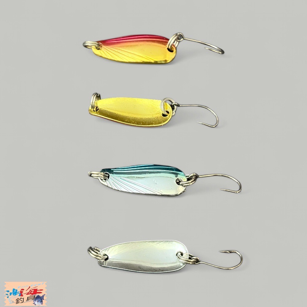 中壢鴻海釣具 spoon 2.5~3.5cm/3~5g 路亞湯匙套組(12支入)-細節圖5
