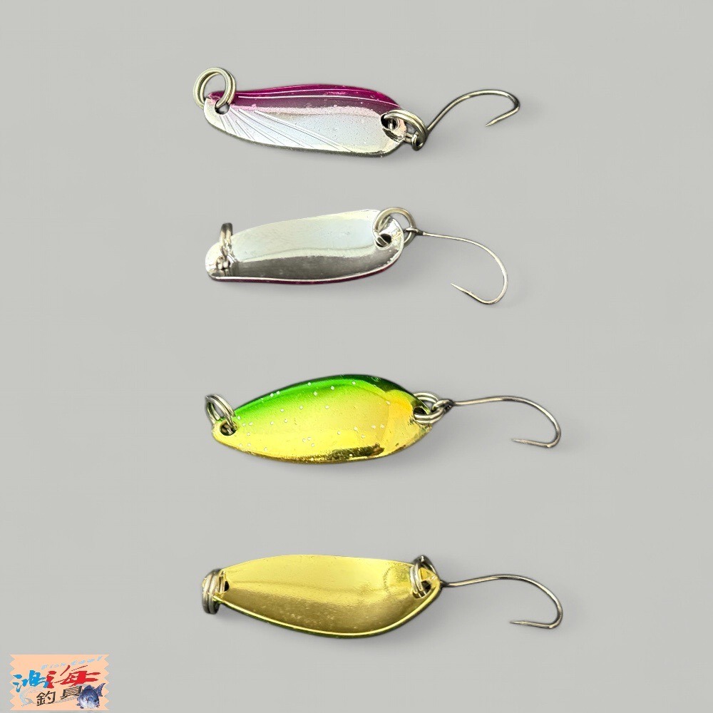 中壢鴻海釣具 spoon 2.5~3.5cm/3~5g 路亞湯匙套組(12支入)-細節圖6