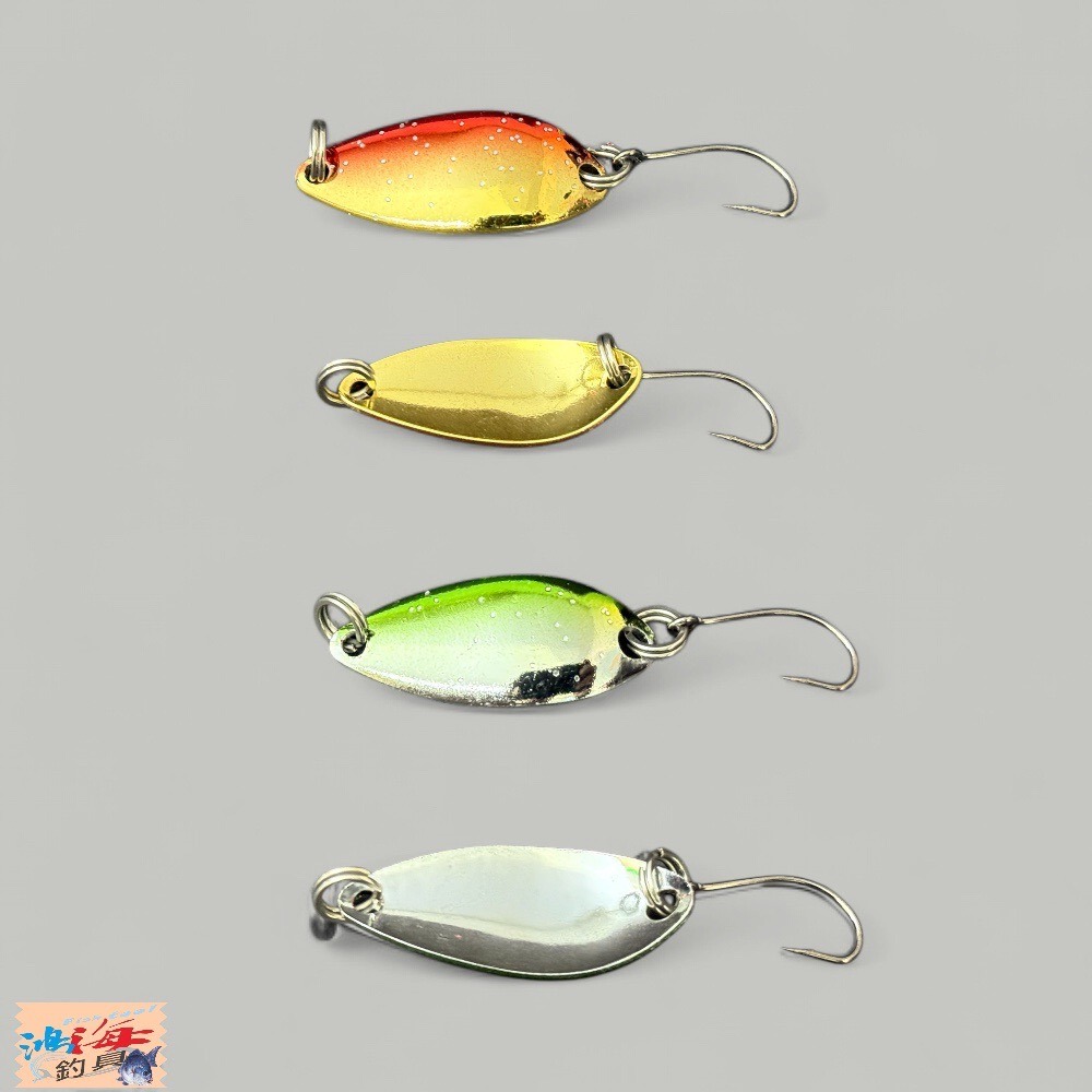 中壢鴻海釣具 spoon 2.5~3.5cm/3~5g 路亞湯匙套組(12支入)-細節圖7