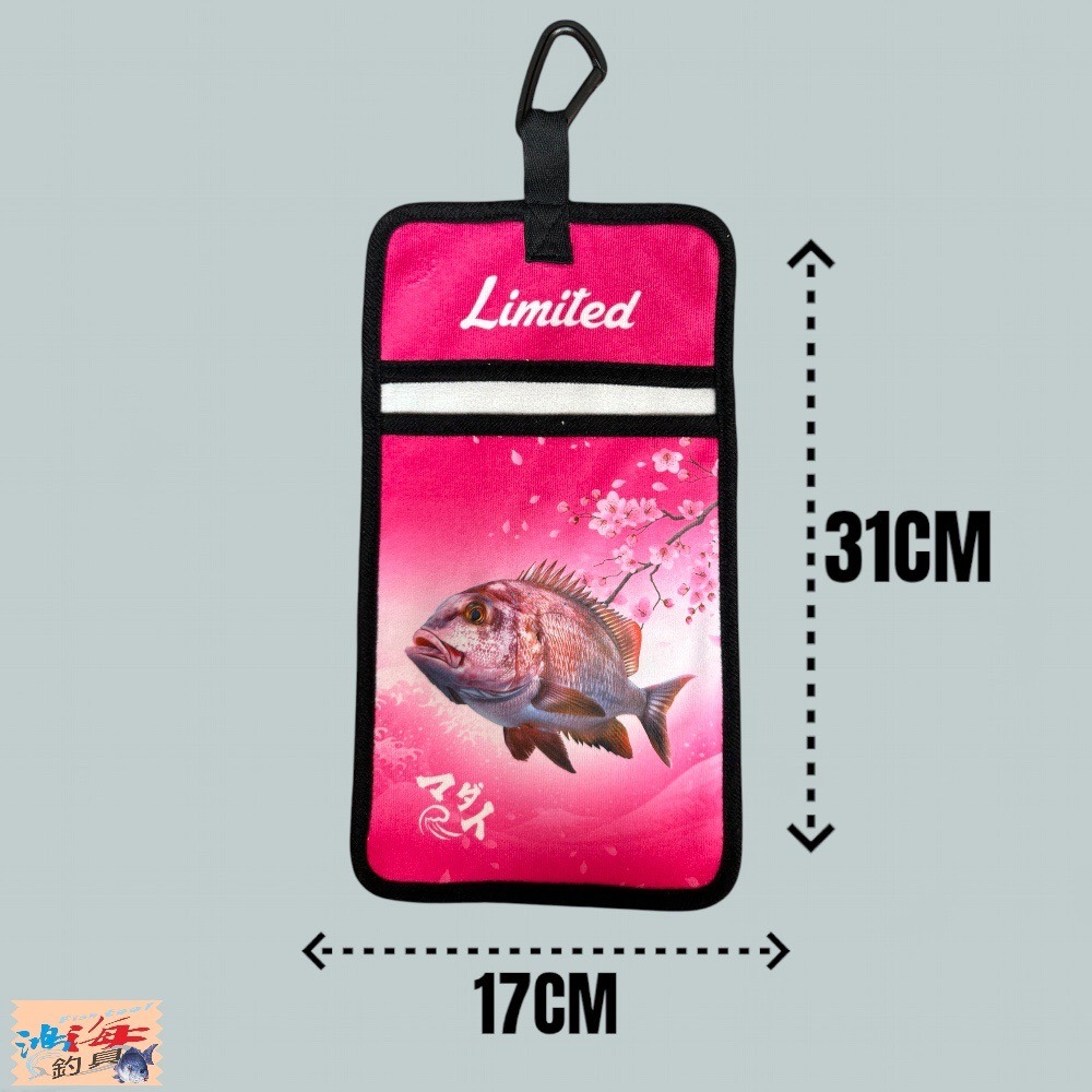中壢鴻海釣具 磯用擦手巾 31cmx17cm 磯用擦手毛巾-細節圖6
