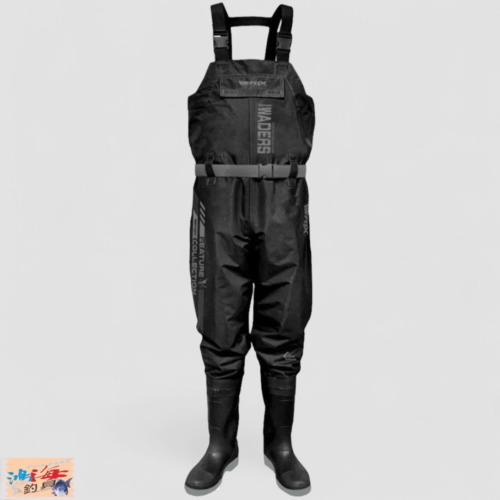 中壢鴻海釣具 【WEFOX】WCX-4022 防水連身涉水褲-細節圖2