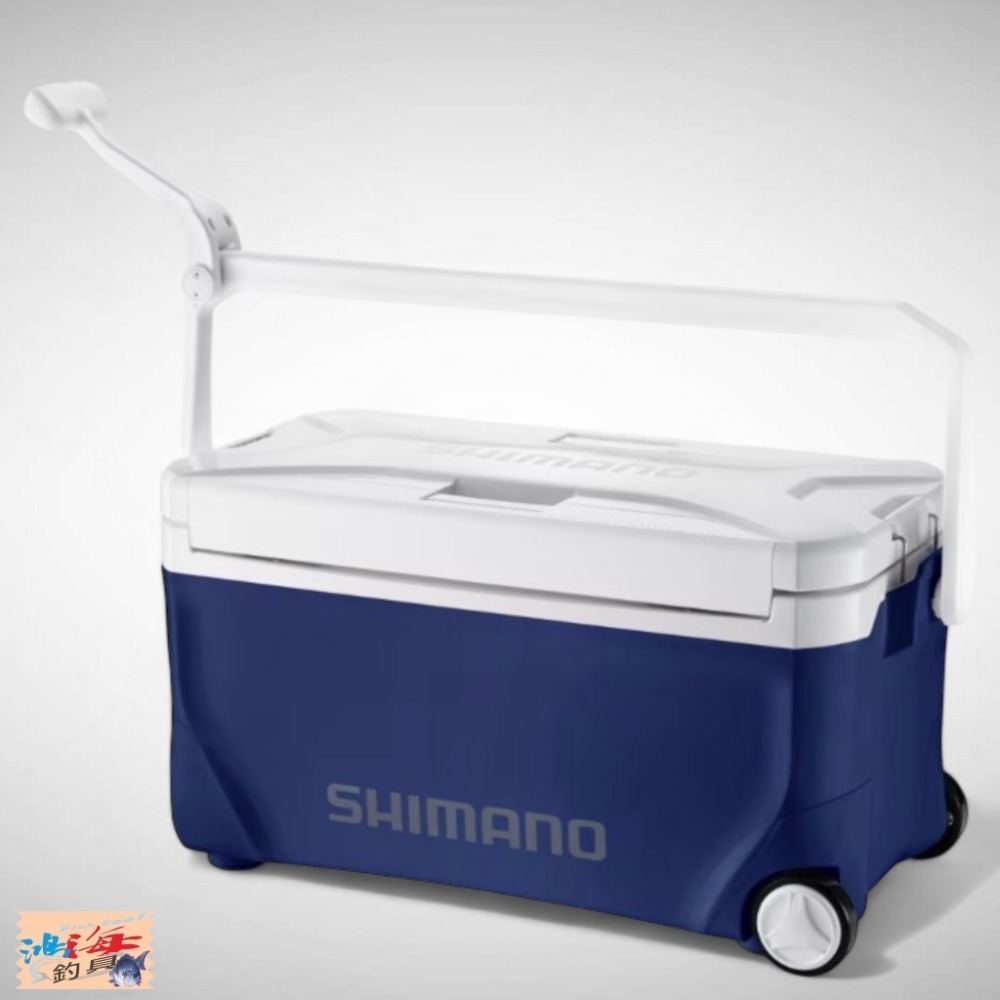 中壢鴻海釣具【SHIMANO】NS-D25Y SPAZA BASIS 250 附滑輪 白色底一面真空冰箱-規格圖9