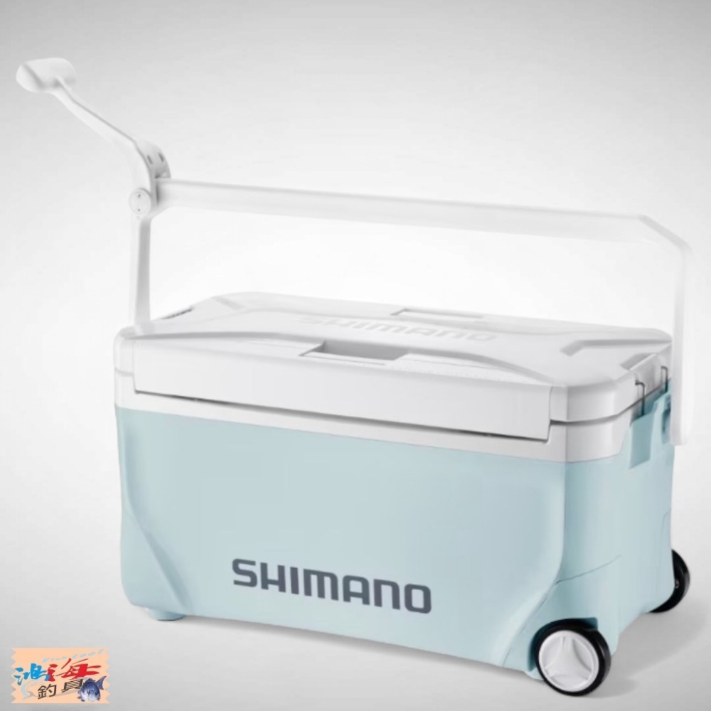 中壢鴻海釣具【SHIMANO】NS-D25Y SPAZA BASIS 250 附滑輪 白色底一面真空冰箱-規格圖9