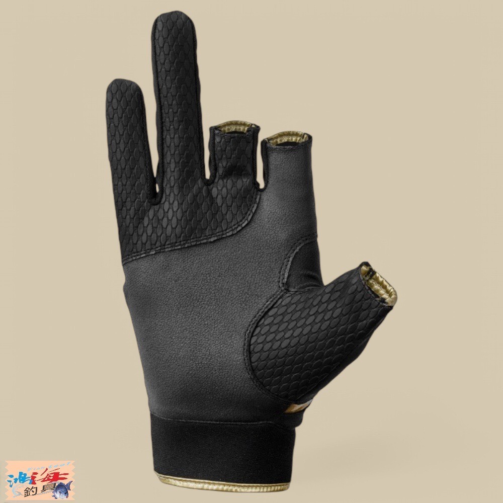 中壢鴻海釣具【gamakatsu】GM-7303 (3本切)  三指釣魚手套 (24秋冬款)-細節圖8