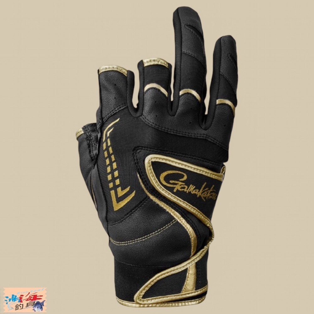中壢鴻海釣具【gamakatsu】GM-7303 (3本切)  三指釣魚手套 (24秋冬款)-規格圖9