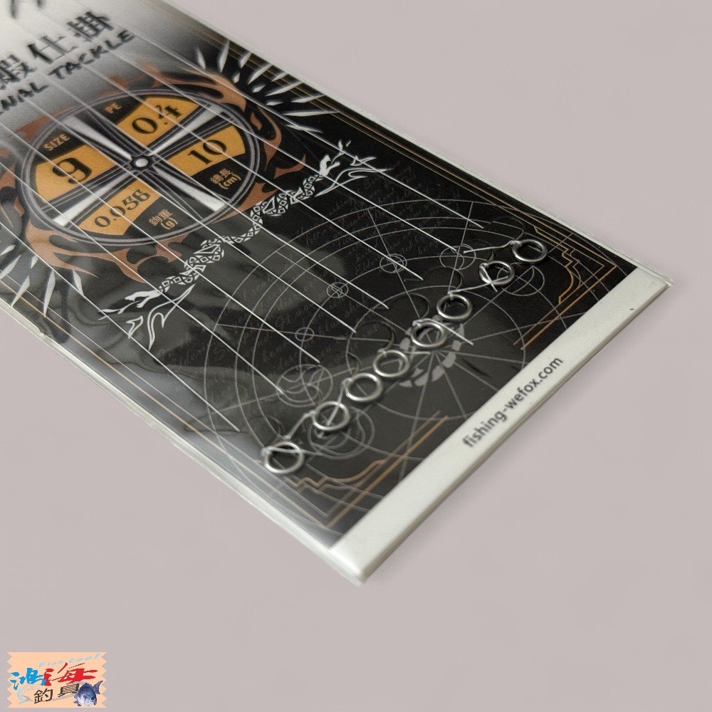 中壢鴻海釣具【WEFOX】天秤蝦仕掛 PE線+精靈環-細節圖3