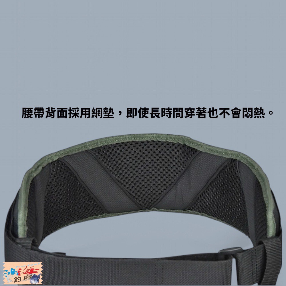 中壢鴻海釣具【Belmont】ML-087-藍色 ML-088-軍綠色  船釣 岸拋 大老二護檔 戰鬥鎧甲-細節圖5