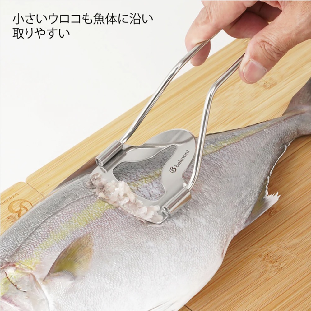 中壢鴻海釣具【Belmont】 MP-081 2WAY去鱗器 去魚鱗神器-細節圖7