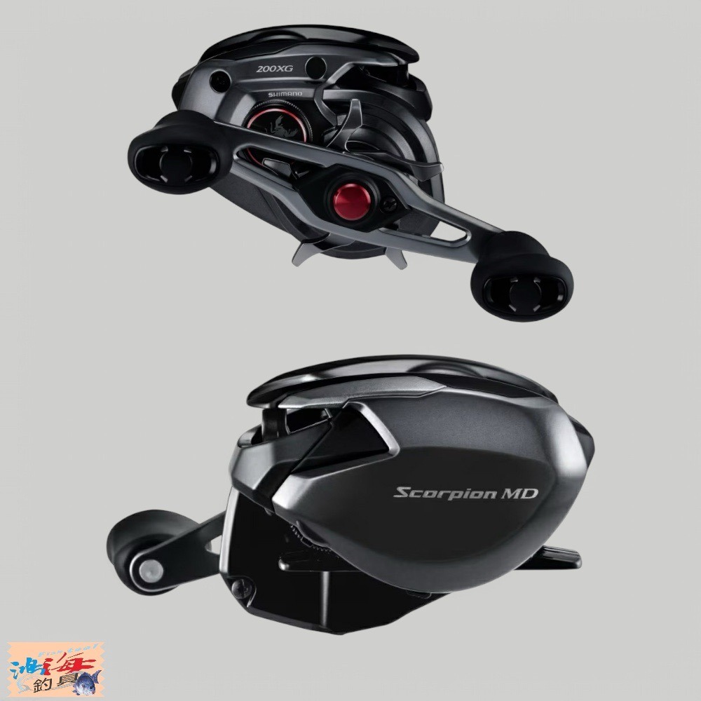 中壢鴻海釣具【SHIMANO】SCORPION MD 雙軸捲線器 小烏龜捲線器(24年款)-細節圖2