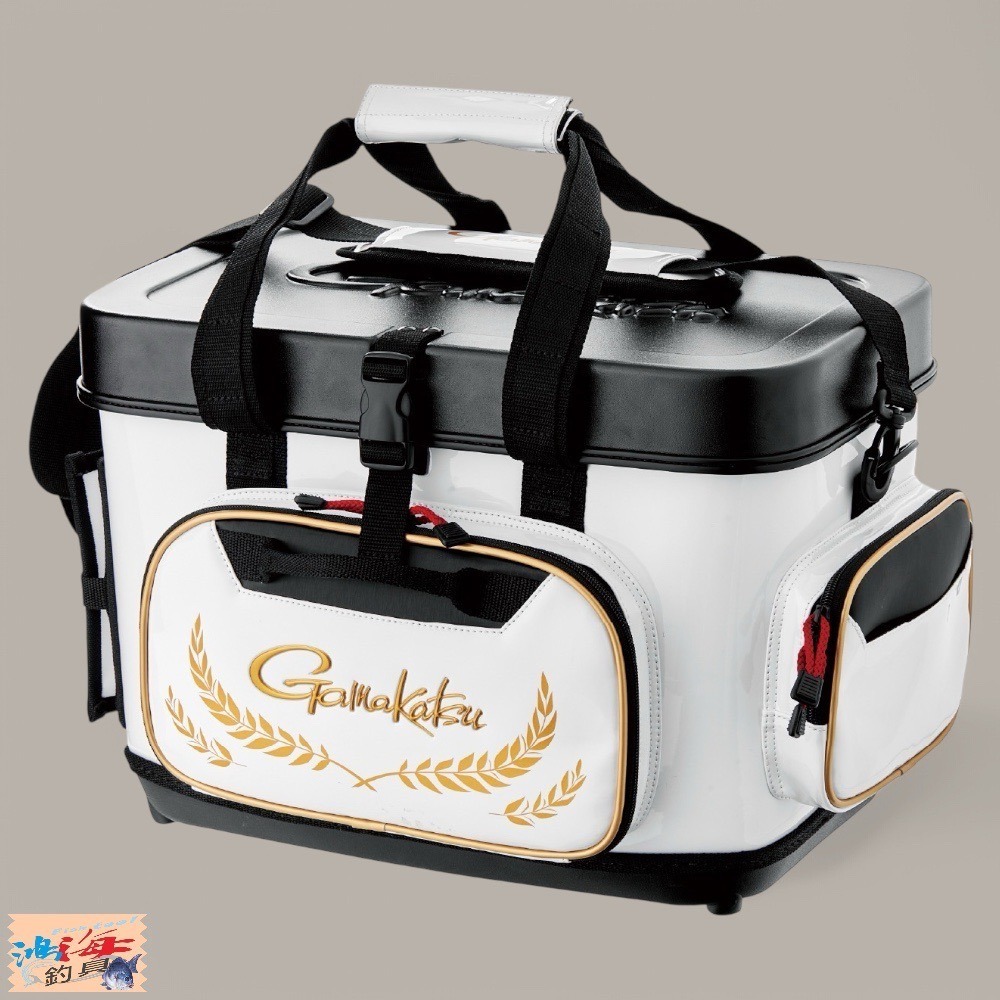中壢鴻海釣具【gamakatsu】がま磯 GB398 軟式冰箱 置物箱28L (24秋冬款)-規格圖8