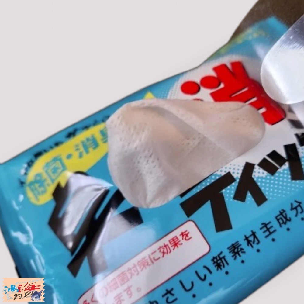 中壢鴻海釣具【MEIHO】 明邦 消除異味的紙巾 消臭濕紙巾 除臭濕巾-細節圖4