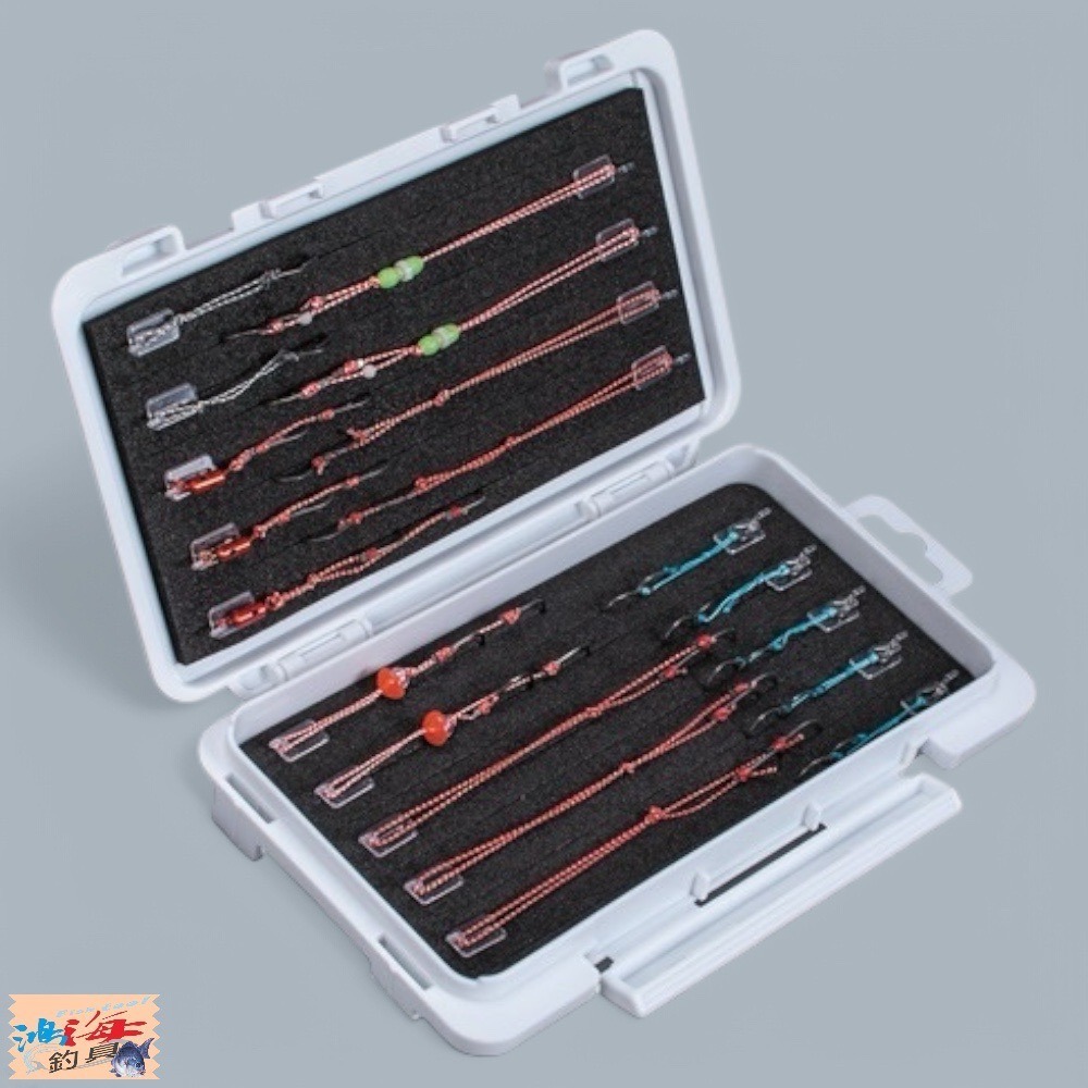 中壢鴻海釣具【MEIHO】明邦 タイラバフックケースJ 游動丸魚鉤仕掛收納盒 零件盒 置物盒-細節圖4