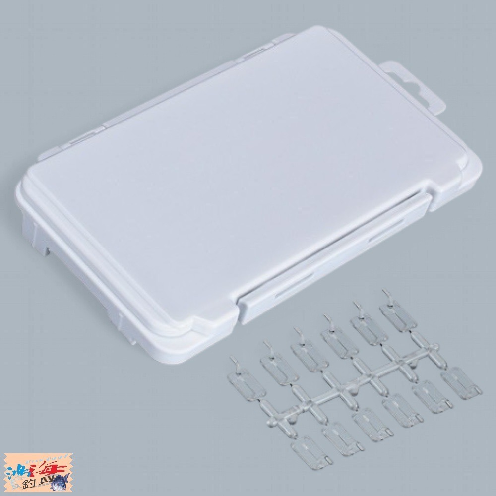 中壢鴻海釣具【MEIHO】明邦 タイラバフックケースJ 游動丸魚鉤仕掛收納盒 零件盒 置物盒-細節圖5