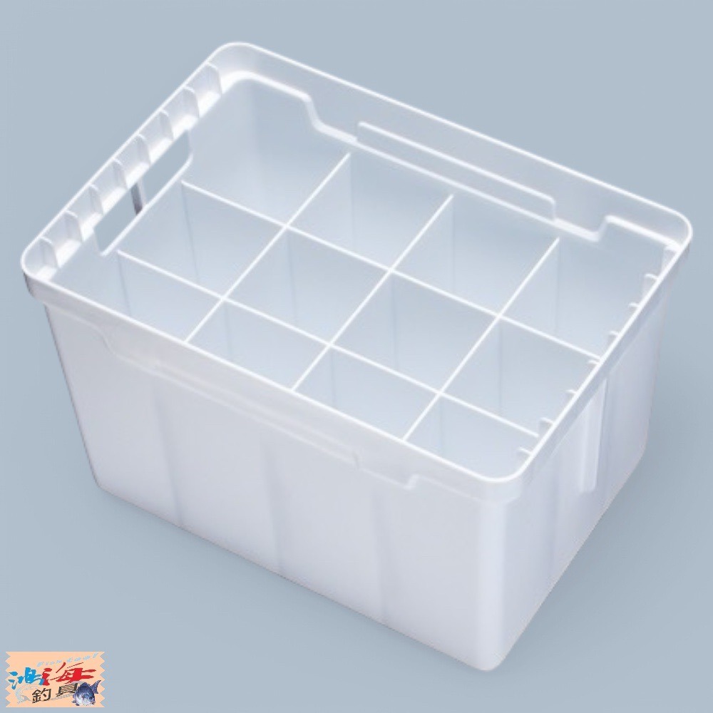 中壢鴻海釣具【MEIHO】明邦  BM-51L/BM-12L 白色工具箱收納盒 置物盒 零件盒-細節圖6