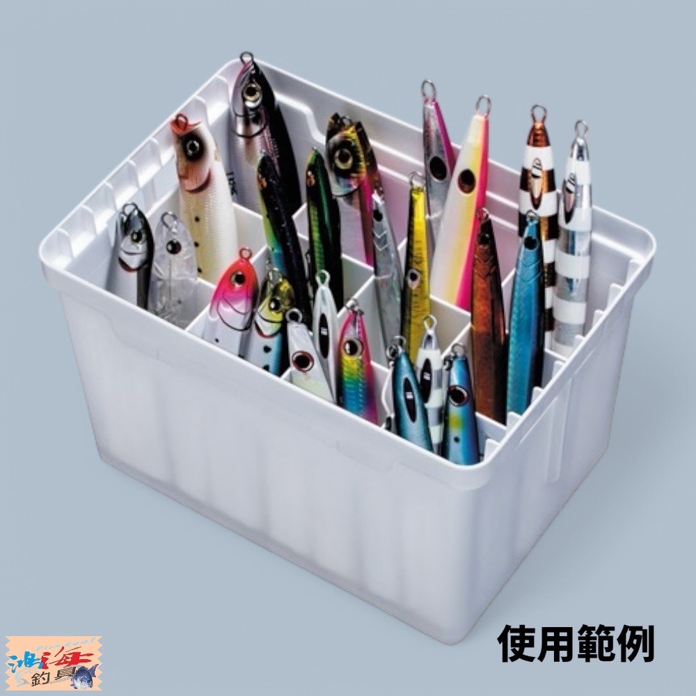 中壢鴻海釣具【MEIHO】明邦  BM-51L/BM-12L 白色工具箱收納盒 置物盒 零件盒-細節圖7
