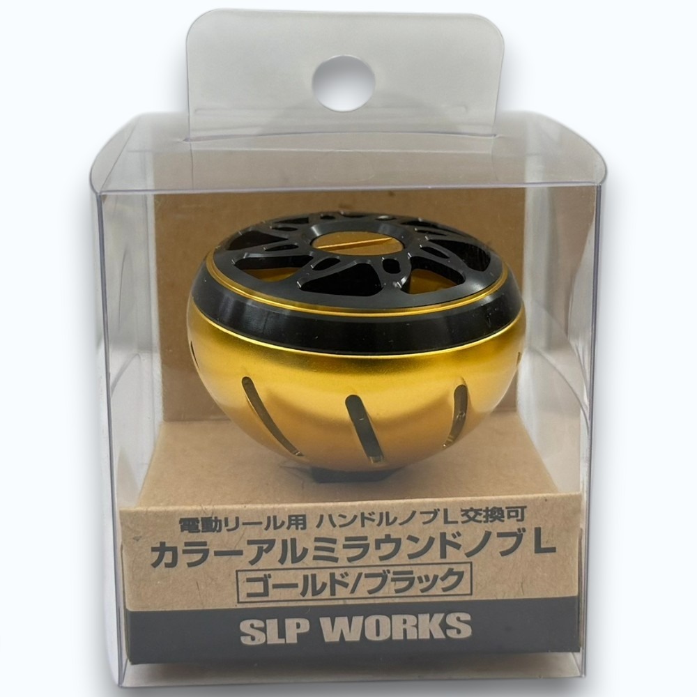 中壢紅海釣具【DAIWA】 SLP WORKS 鋁合金 球型 L-45mm 改裝握丸#黑紅色 捲線器改裝握丸-規格圖11