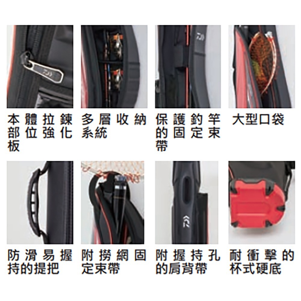 中壢鴻海釣具【DAIWA】 PROVISOR HD 135R/145R 釣竿袋 38L 軟式冰箱-細節圖3