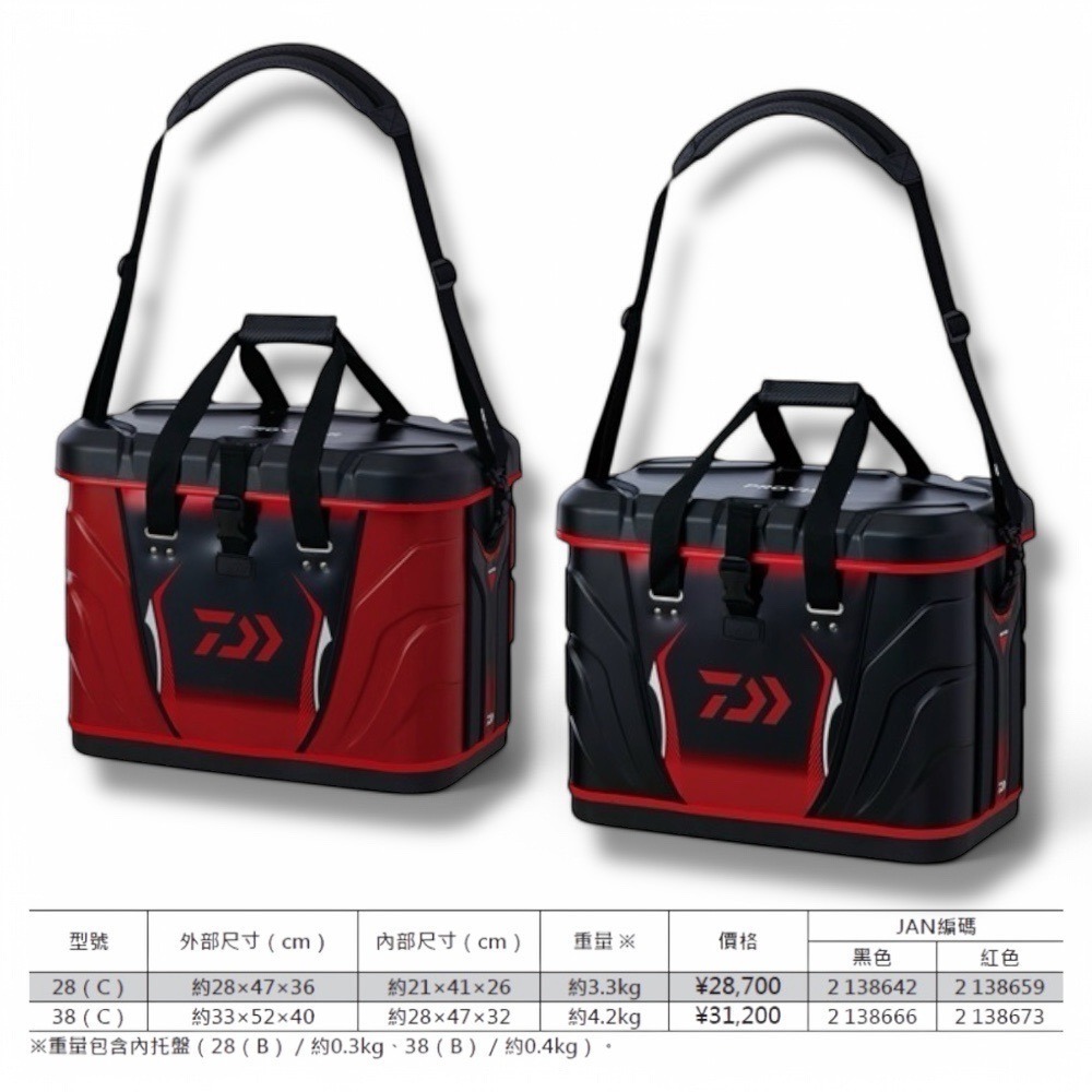 中壢鴻海釣具【DAIWA】 PROVISOR HD 135R/145R 釣竿袋 38L 軟式冰箱-細節圖8