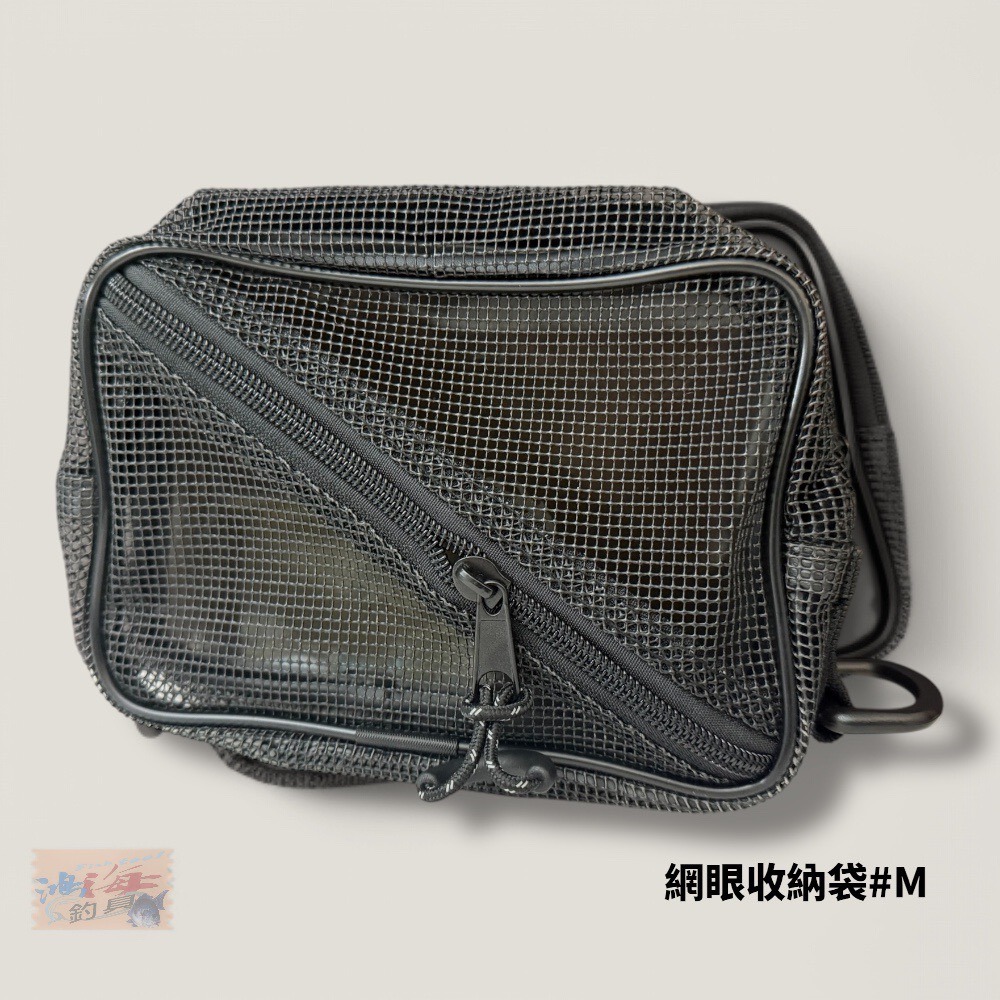 中壢鴻海釣具【WEFOX】網眼收納袋 網眼雙層收納袋 阿波袋 置物袋-細節圖3