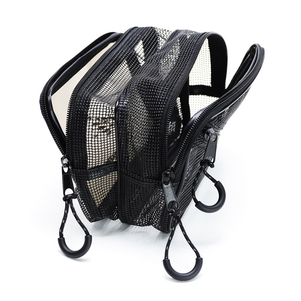 中壢鴻海釣具【WEFOX】網眼收納袋 網眼雙層收納袋 阿波袋 置物袋-細節圖10