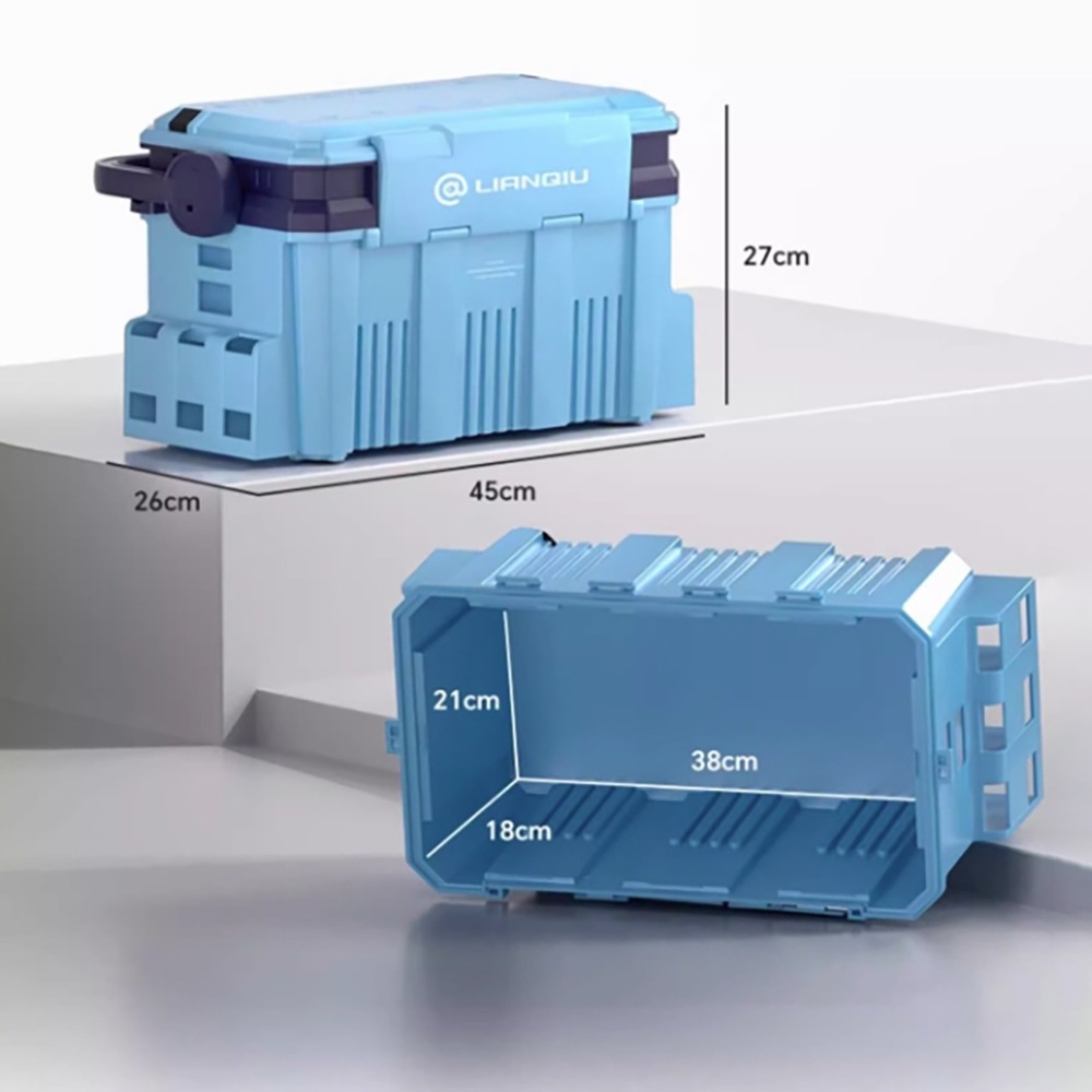 中壢鴻海釣具【吉作】多功能路亞箱 工具箱 多功能工具箱 收納箱 置物箱 船釣工具箱-細節圖8
