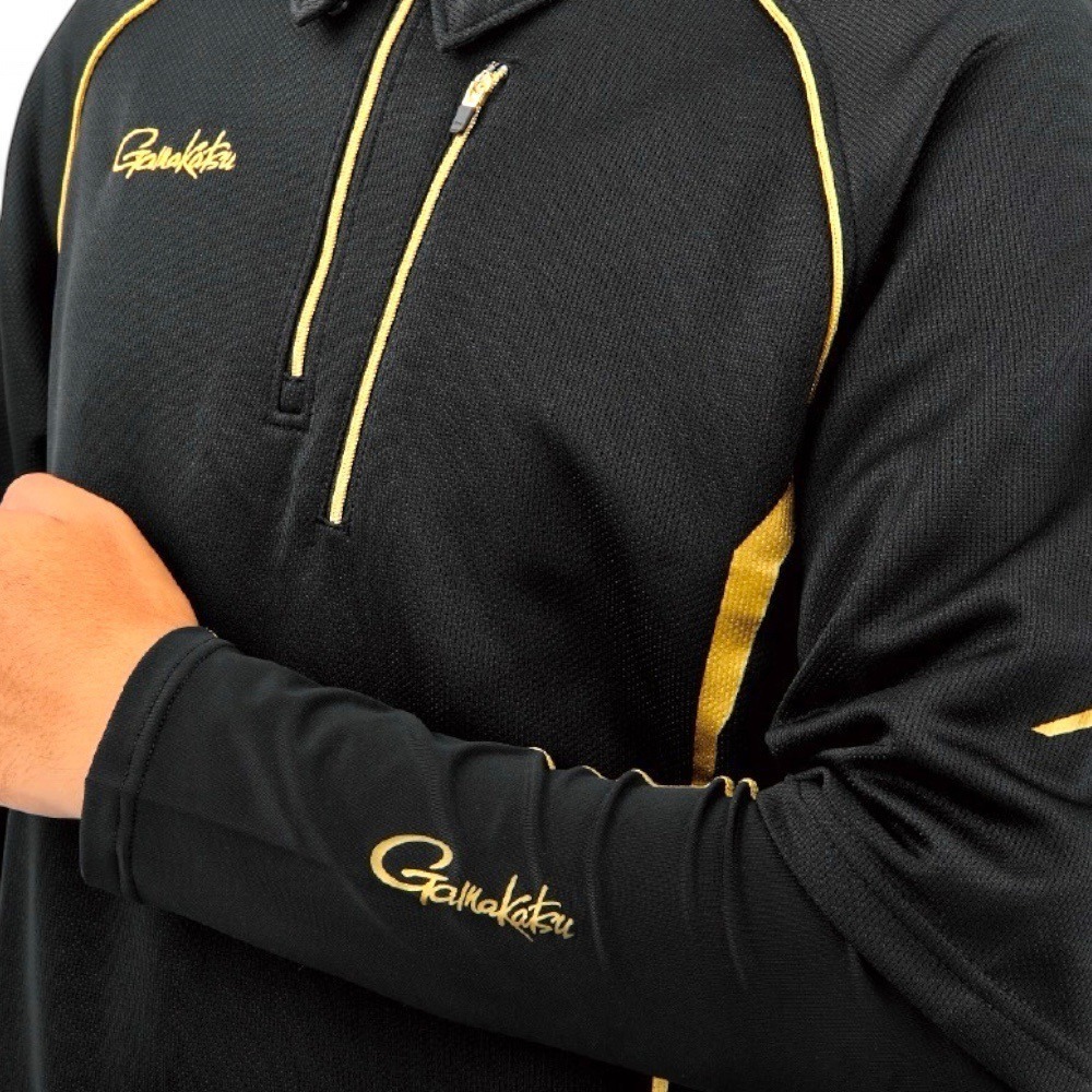 中壢鴻海釣具【gamakatsu】GM-3779 吸水速乾 彈性短袖+短褲套裝(袖套+腿套) (25年款) GM3779-細節圖9