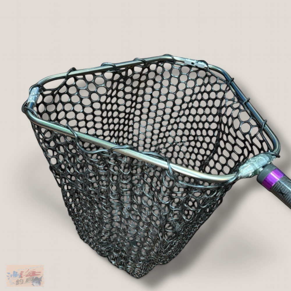 中壢鴻海釣具【吉作】狂人碳纖維 彈射撈網 180 210-細節圖7