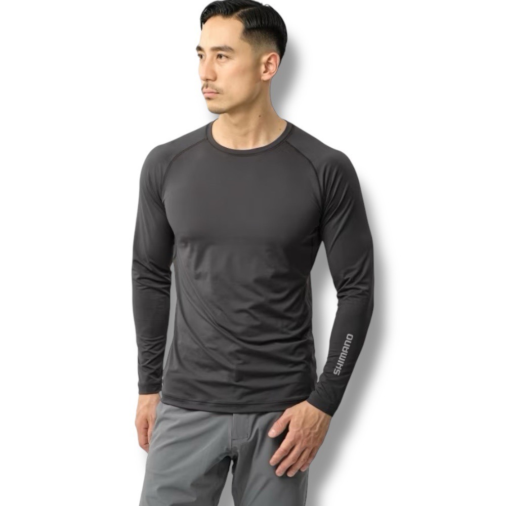 【中壢鴻海釣具】SHIMANO IN-006Y 防曬彈性透氣內搭衣 (25年春夏款)-細節圖2