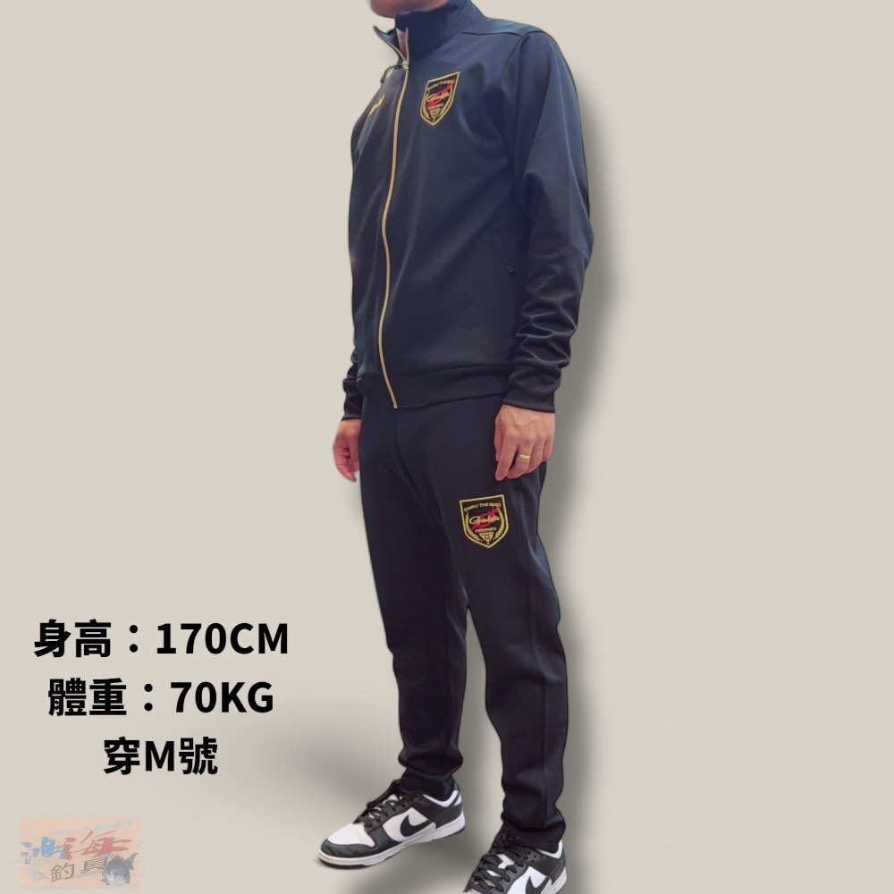 【中壢鴻海釣具】gamakatsu  GM-3781休閒套裝 (25年款) 經典款式運動服 採用吸汗彈性材質-細節圖2