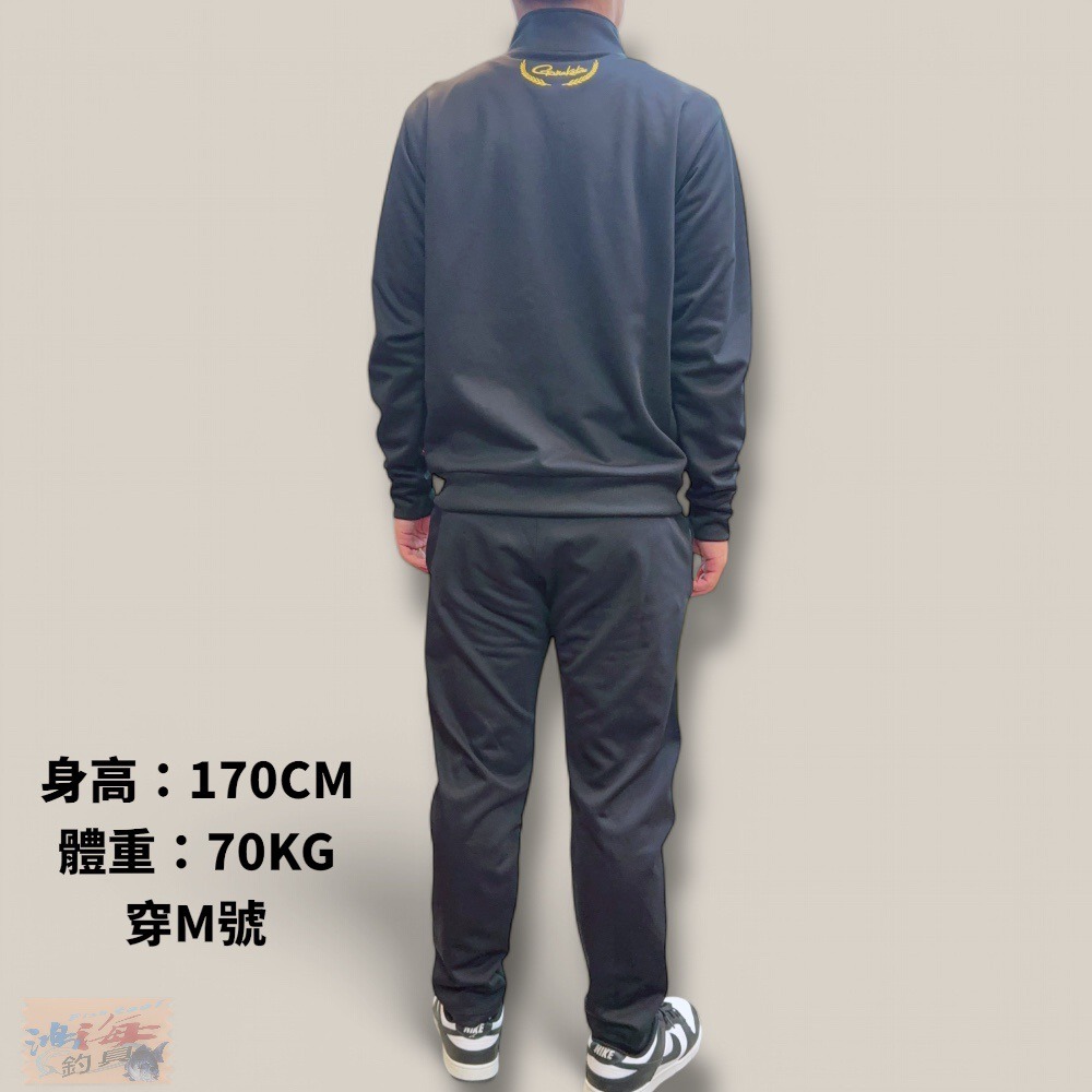 【中壢鴻海釣具】gamakatsu  GM-3781休閒套裝 (25年款) 經典款式運動服 採用吸汗彈性材質-細節圖3