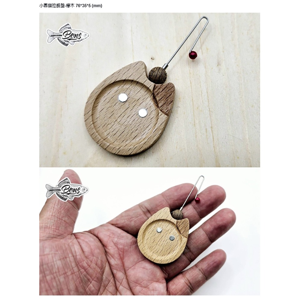 中壢鴻海釣具【BONS】小圓拉餌盤 小橢圓拉餌盤 小圓貓拉餌盤 小橢圓貓拉餌盤-細節圖4