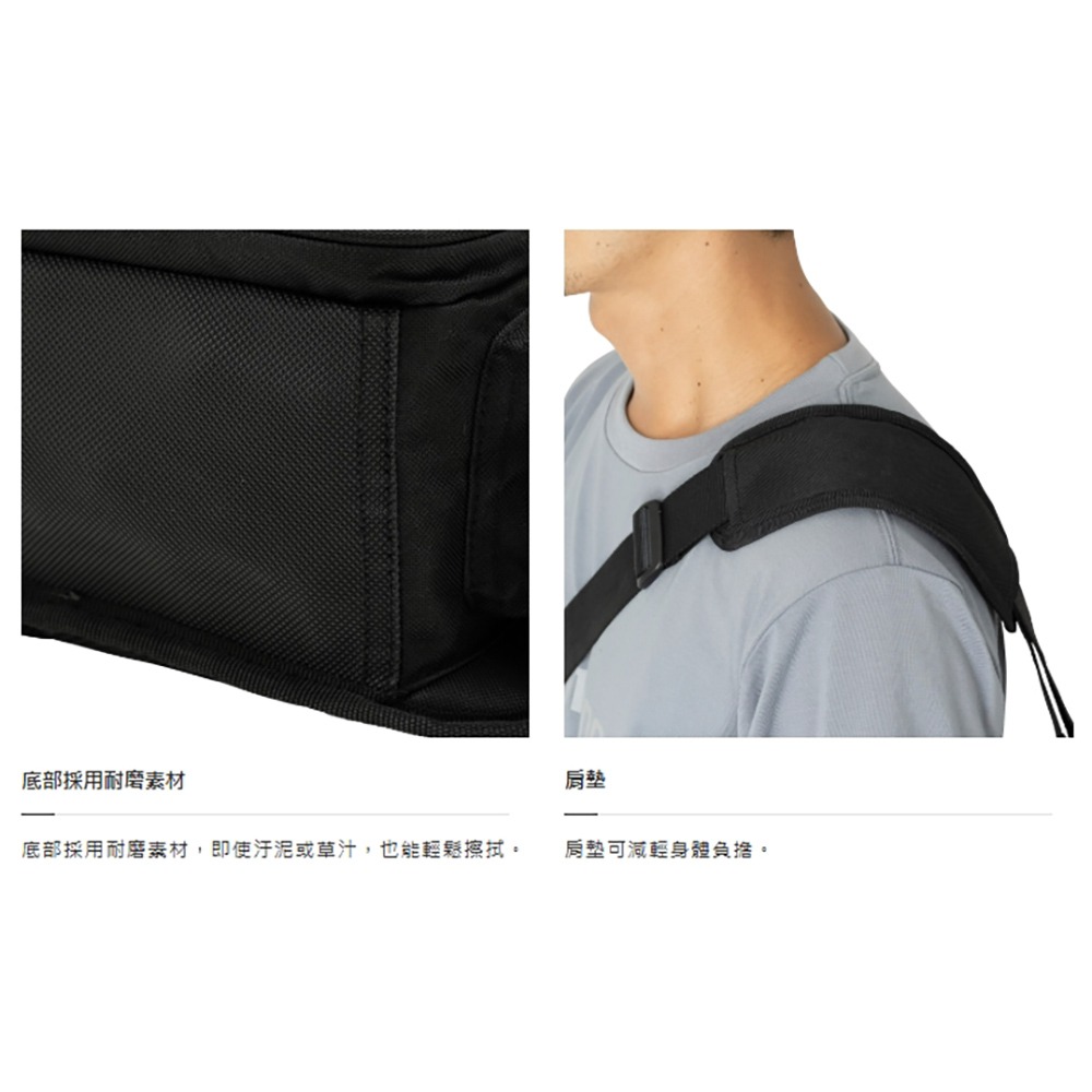 中壢鴻海釣具【SHIMANO】 BS-221W 黑色肩背包 多功能置物包-細節圖11