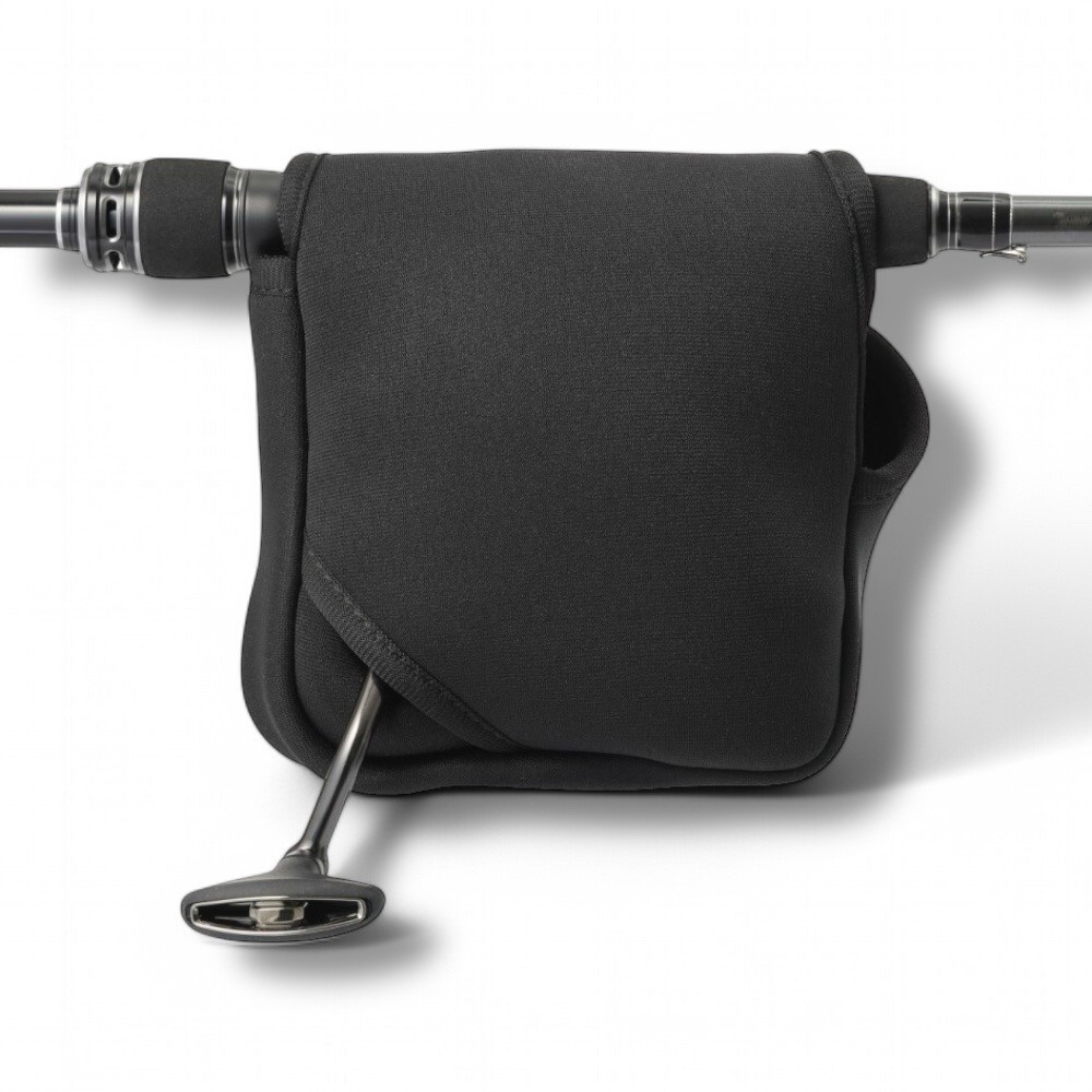 中壢鴻海釣具【SHIMANO】BP-070Y 黑色捲線器收納袋 (25年款) 紡車捲線器保護套 手把款-細節圖5