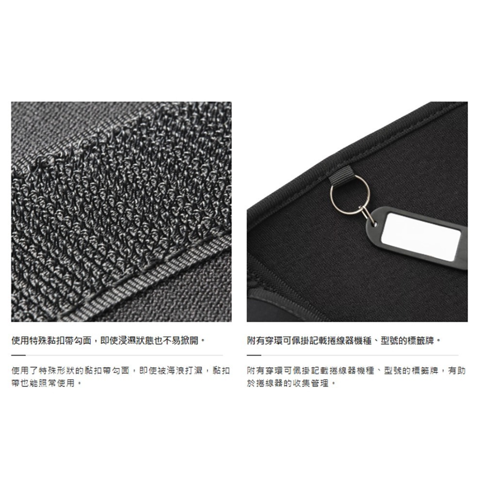 中壢鴻海釣具【SHIMANO】BP-070Y 黑色捲線器收納袋 (25年款) 紡車捲線器保護套 手把款-細節圖11