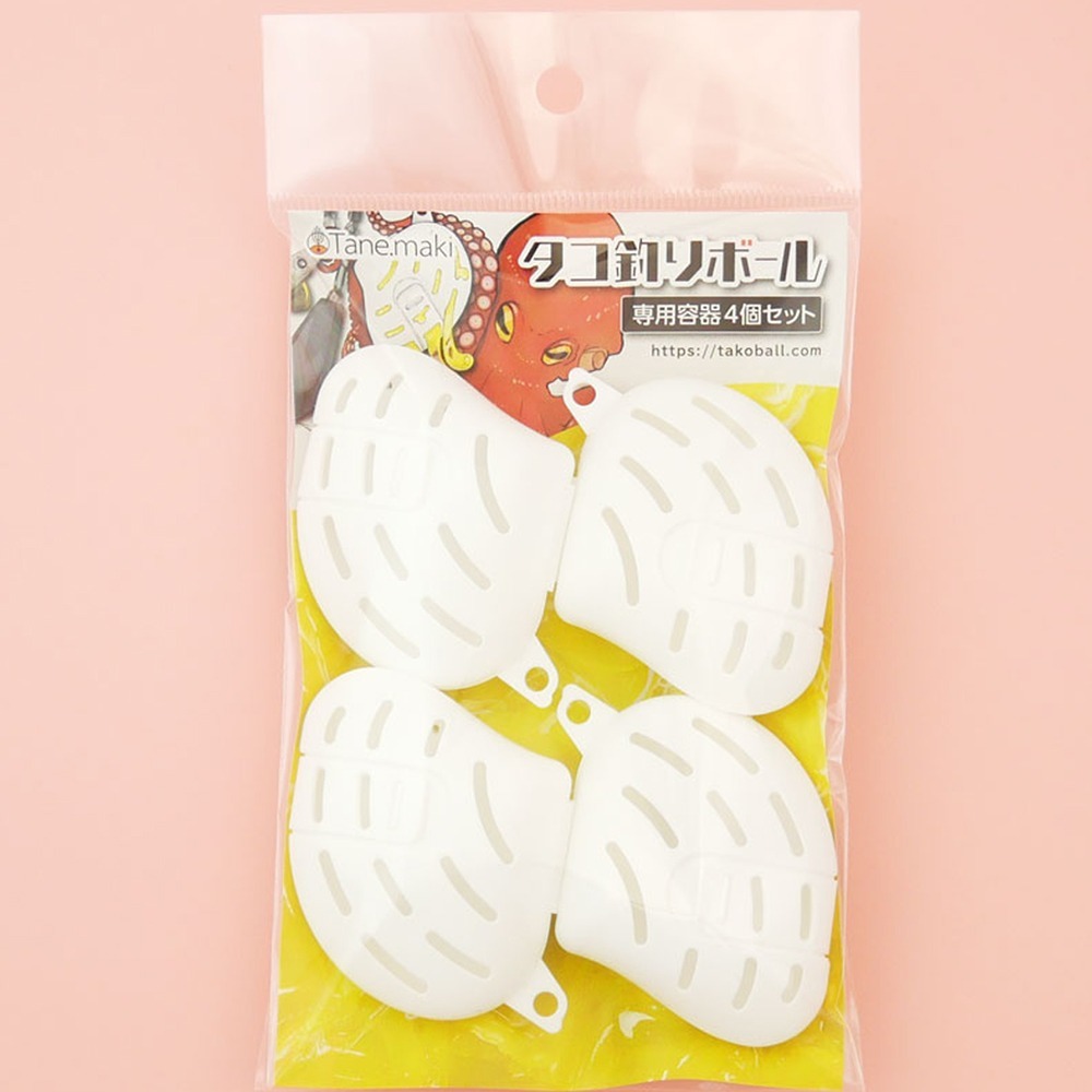 中壢鴻海釣具【tanemaki】 日本Tsuri Care 活性ボール 香精誘魚球 10粒入 專用貝殻型容器4入-規格圖9