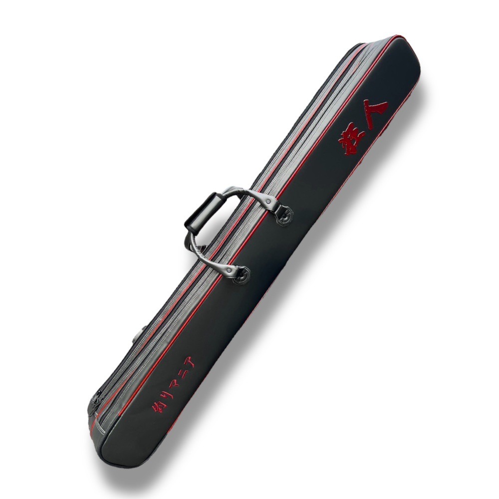 中壢鴻海釣具【吉作】狂人鈦晶灰池釣竿袋 128CM-規格圖8