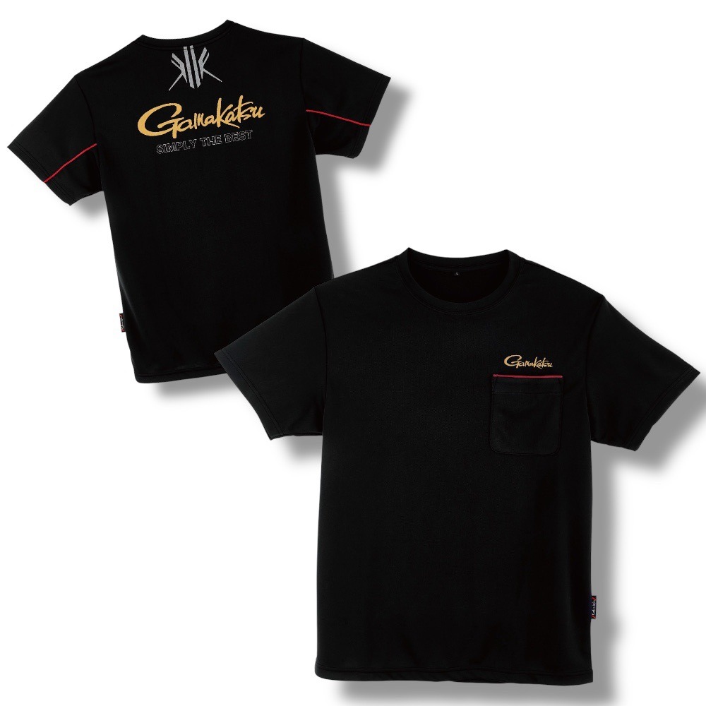 中壢鴻海釣具【gamakatsu】 GM-3780 吸水速乾 抗UV 短袖T恤GM3780 (25年款)-細節圖5